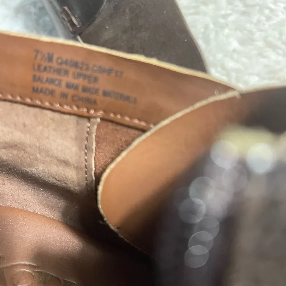 Kork Ease Honska Ankle Boots Leather Brown Wedge Size 7.5M